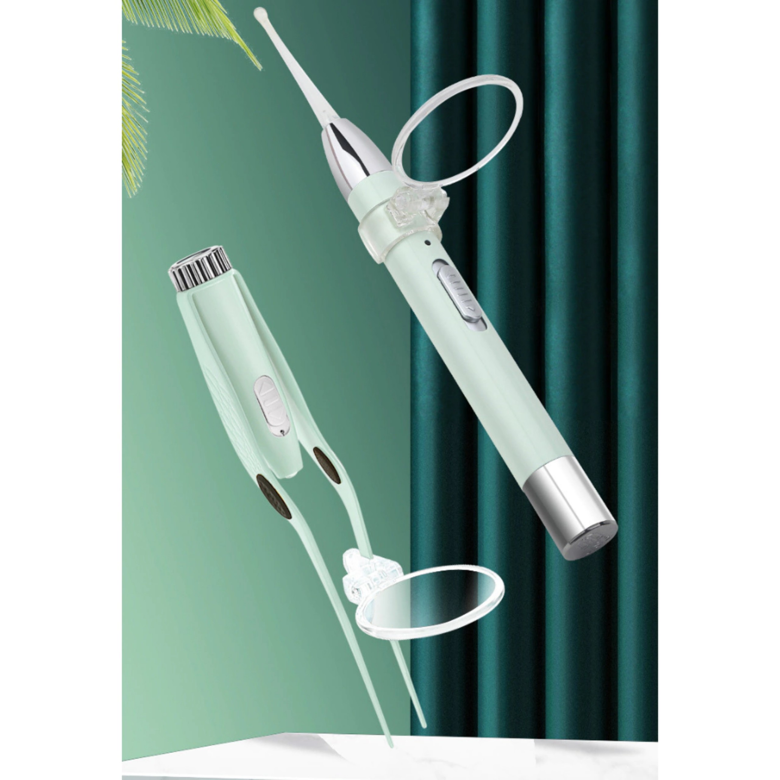 DỤNG CỤ RÁY TAI ĐÈN LED HỘP NHỰA