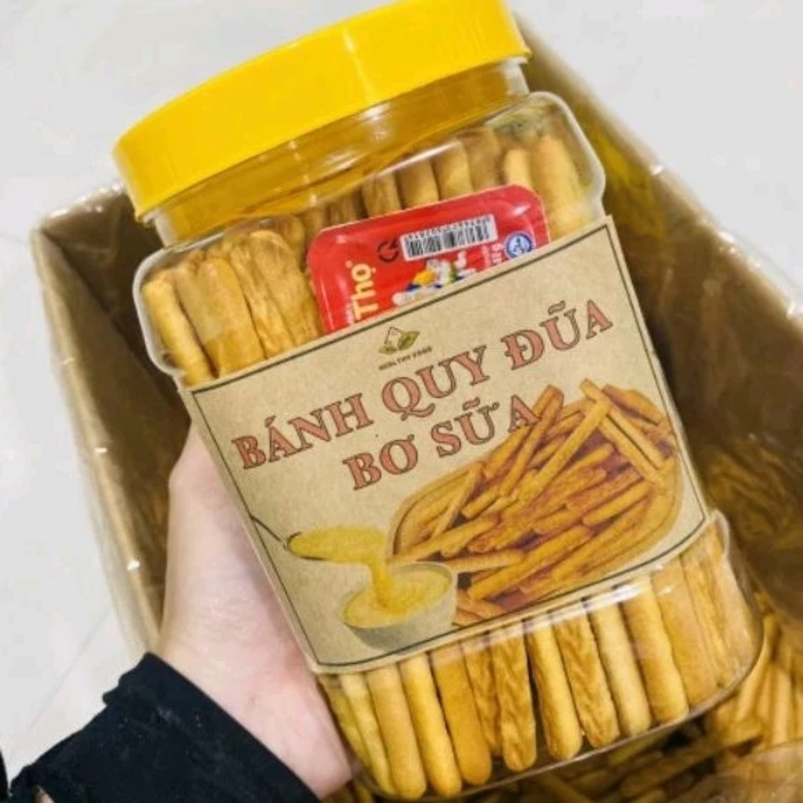 BÁNH QUY ĐŨA CHẤM SỮA