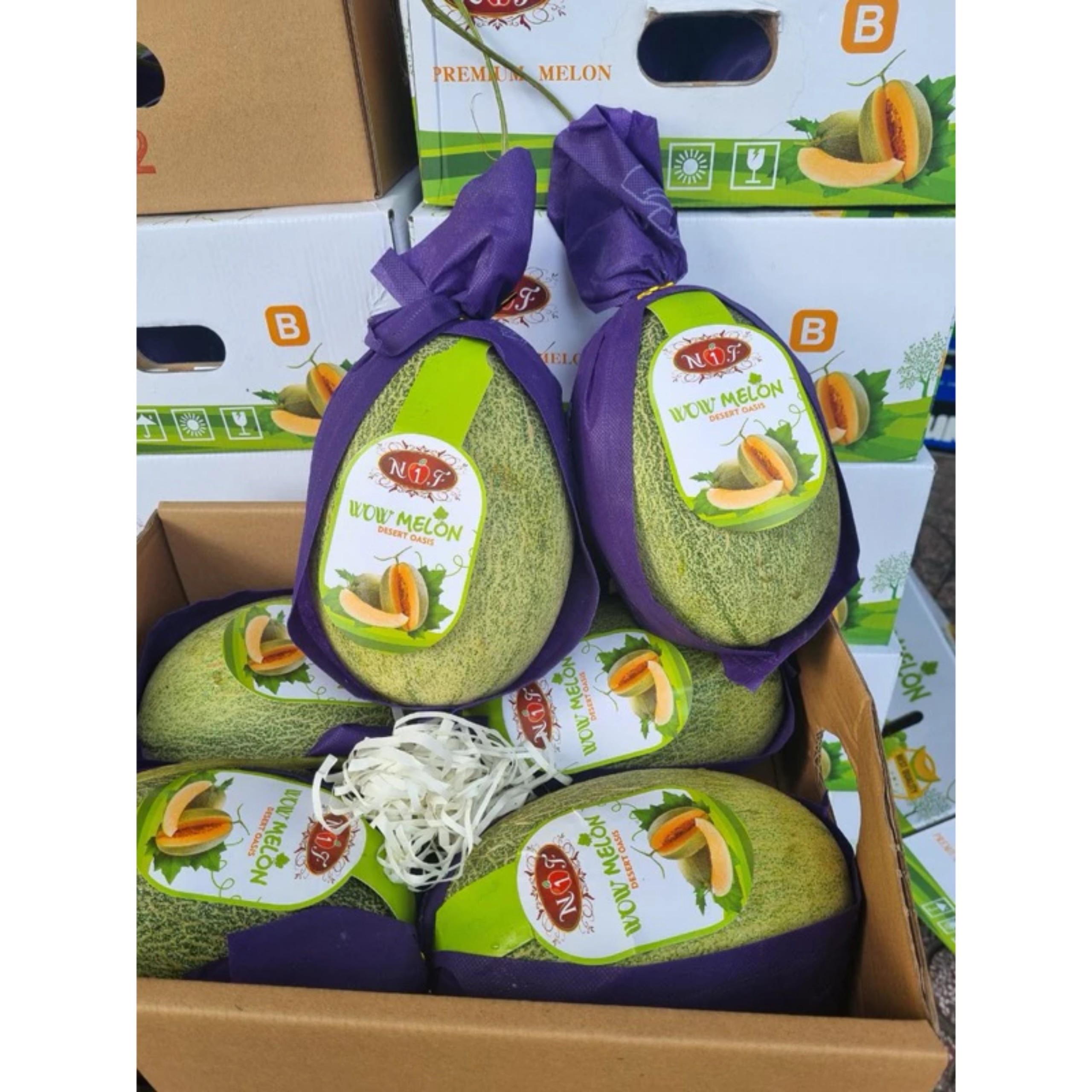 DƯA LƯỚI ĐÀI LOAN 1THÙNG 7KG