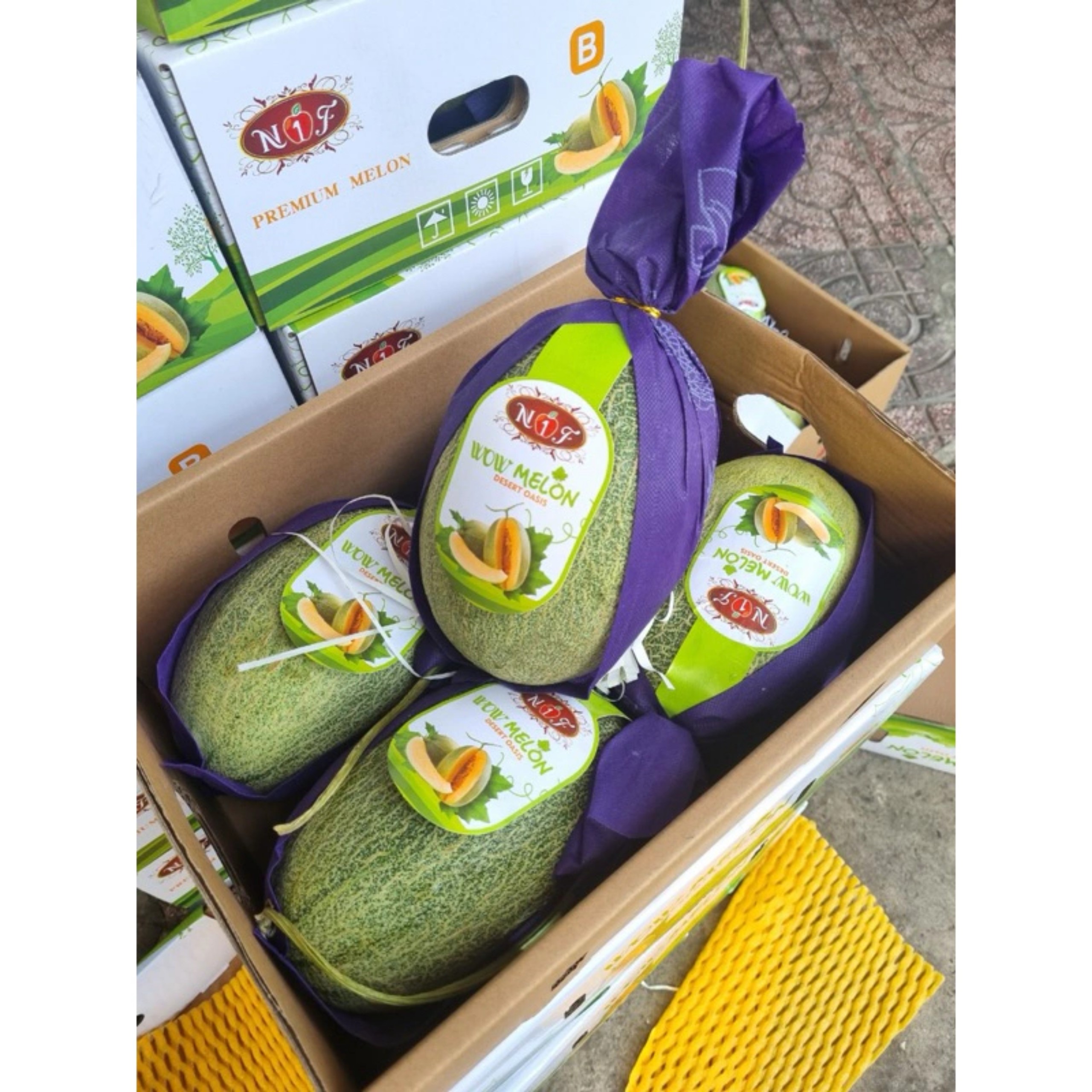 DƯA LƯỚI ĐÀI LOAN 1THÙNG 7KG