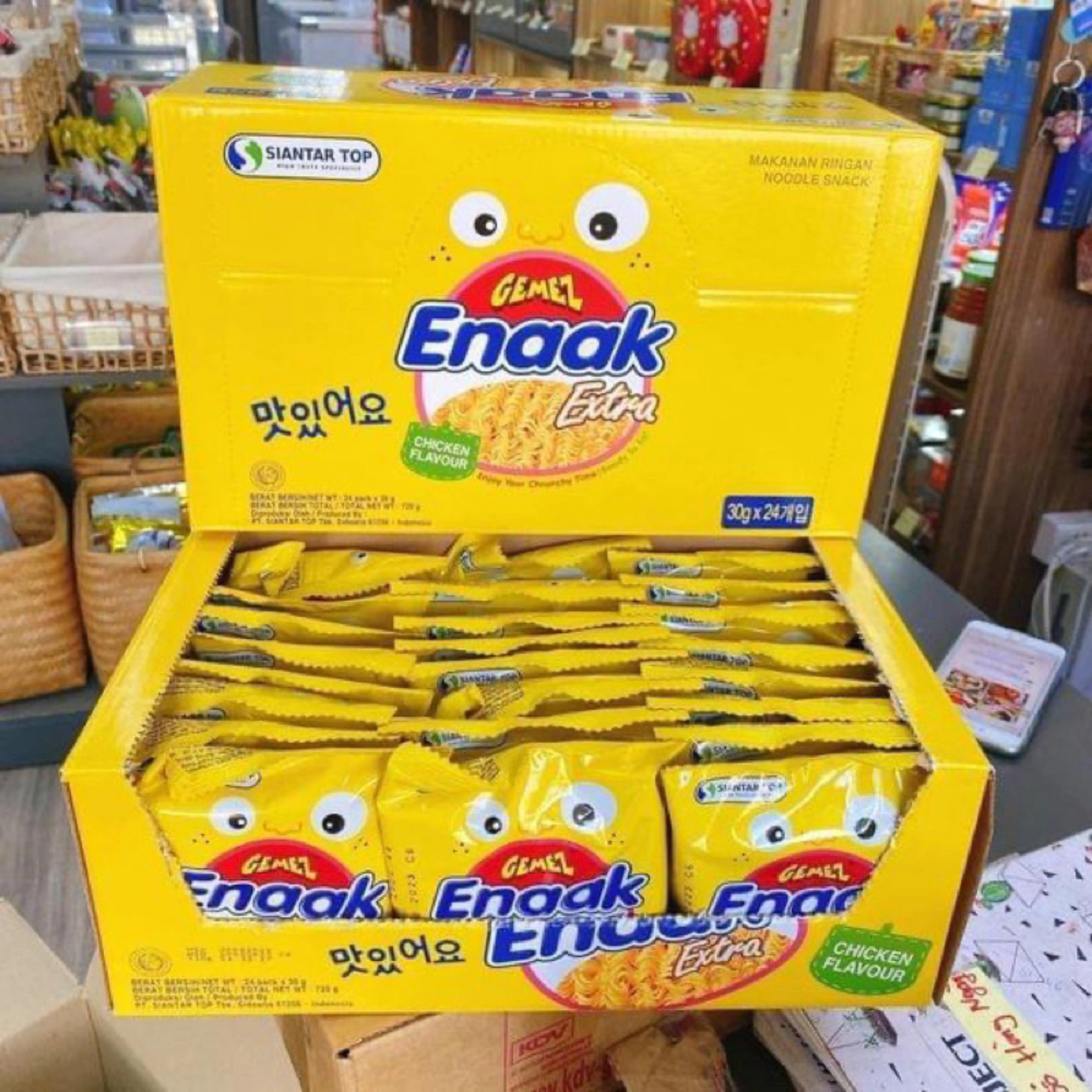 THÙNG 24  TÔM TRẺ EM ENACK HÀN QUỐC