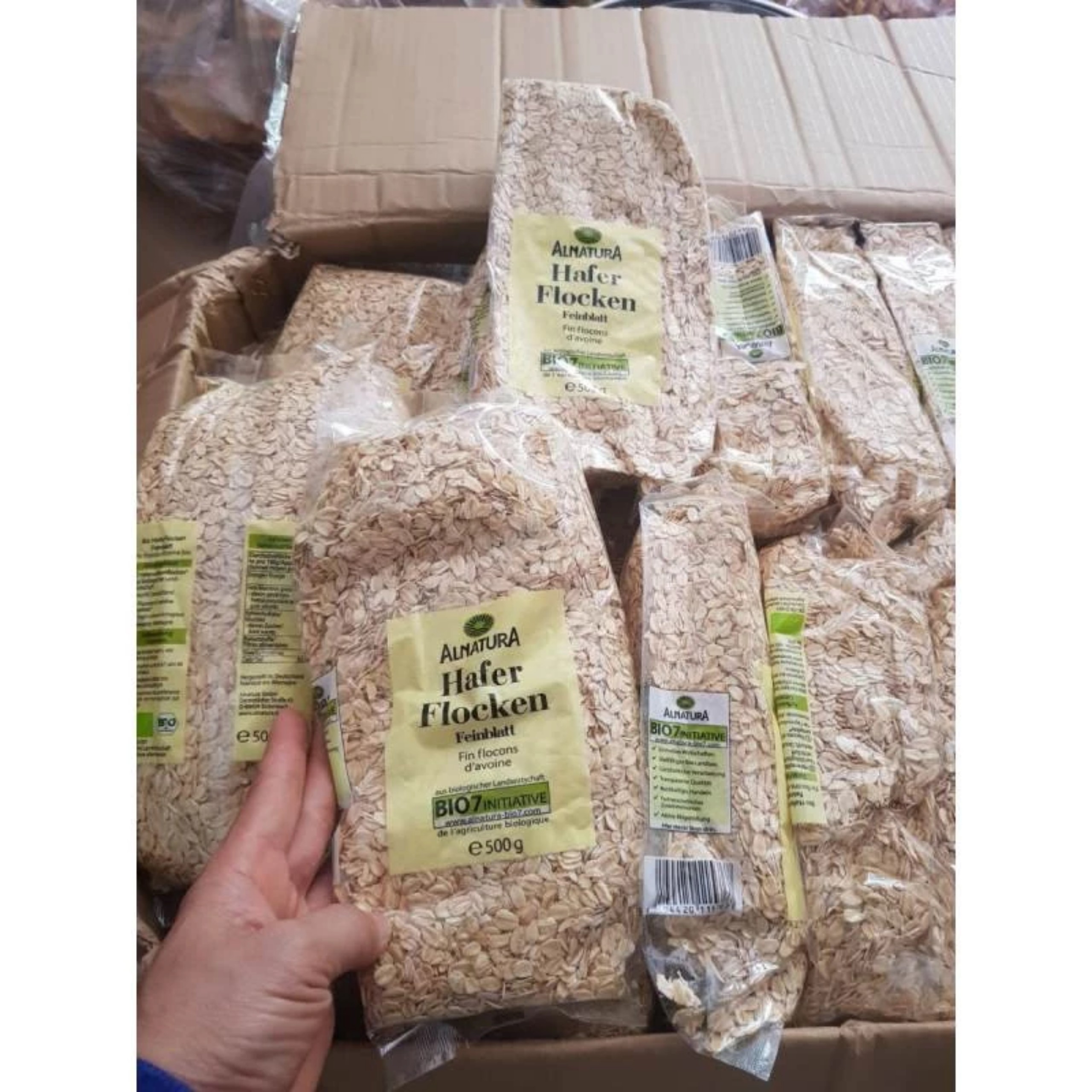 YẾN MẠCH CÁN VỠ HAFER FLOCKEN 500GR