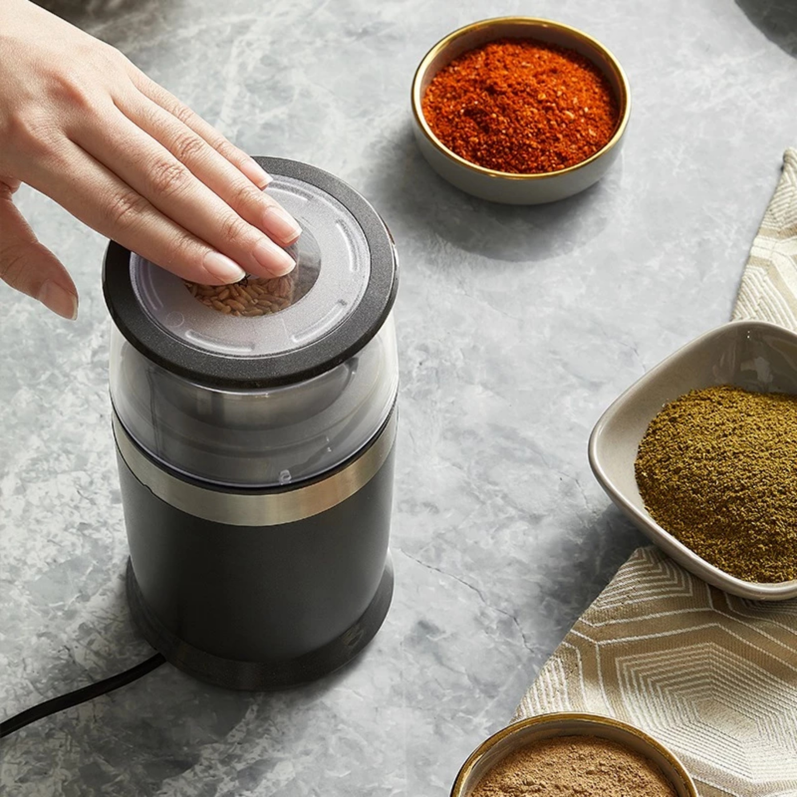 MÁY XAY CÀ PHÊ, GIA VỊ OIDIRE 200W-220W