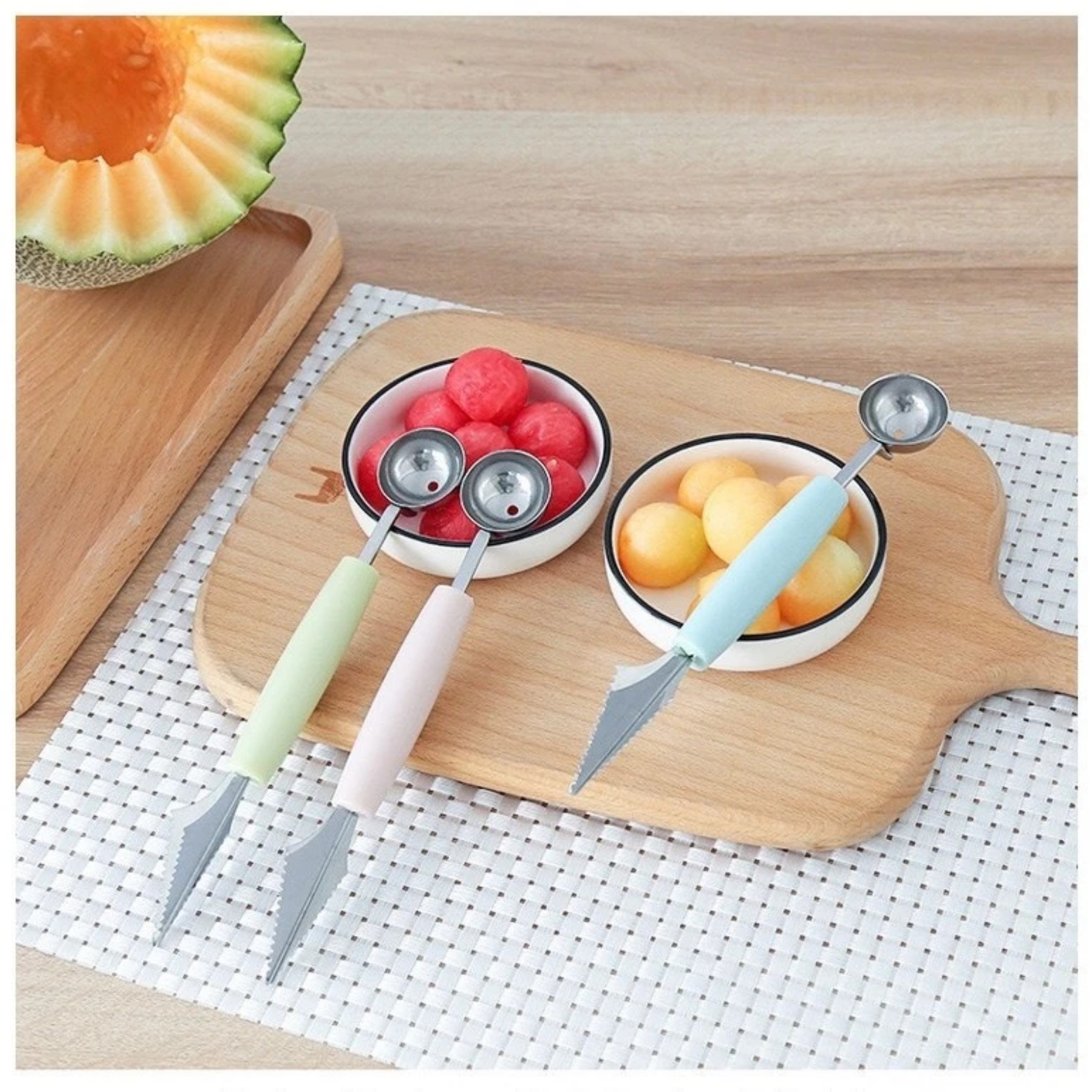 DỤNG CỤ CẮT TỈA TRÁI CÂY RAU CỦ 2 ĐẦU