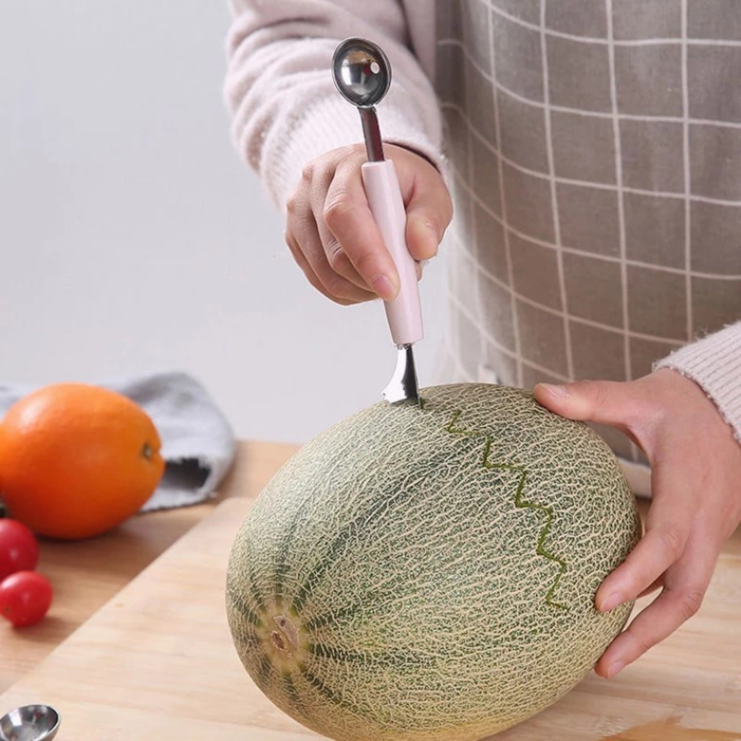 DỤNG CỤ CẮT TỈA TRÁI CÂY RAU CỦ 2 ĐẦU