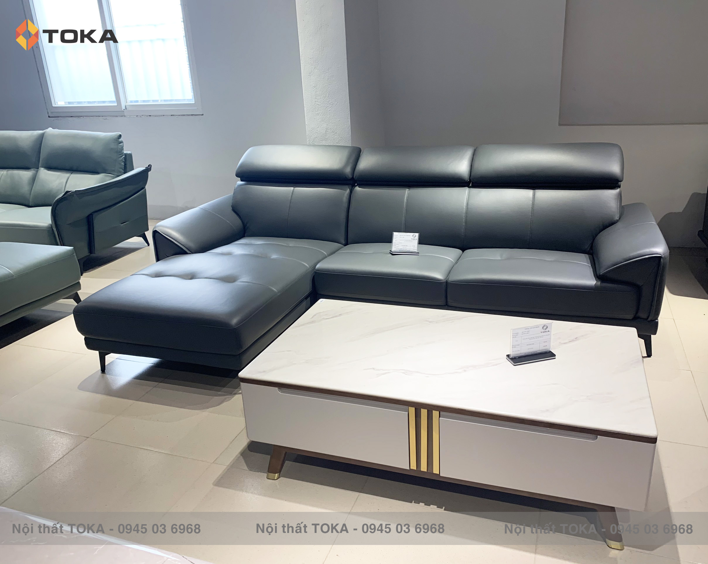 Sofa góc da cho phòng khách nhỏ mẫu mới nhất 2024 | Siêu thị Nội ...