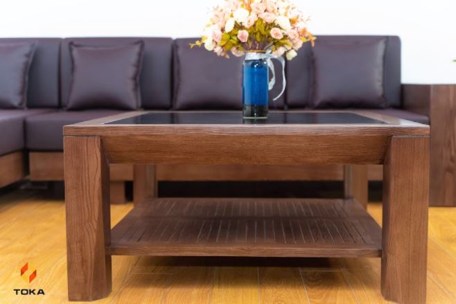 Bộ sofa góc gỗ sồi GS013