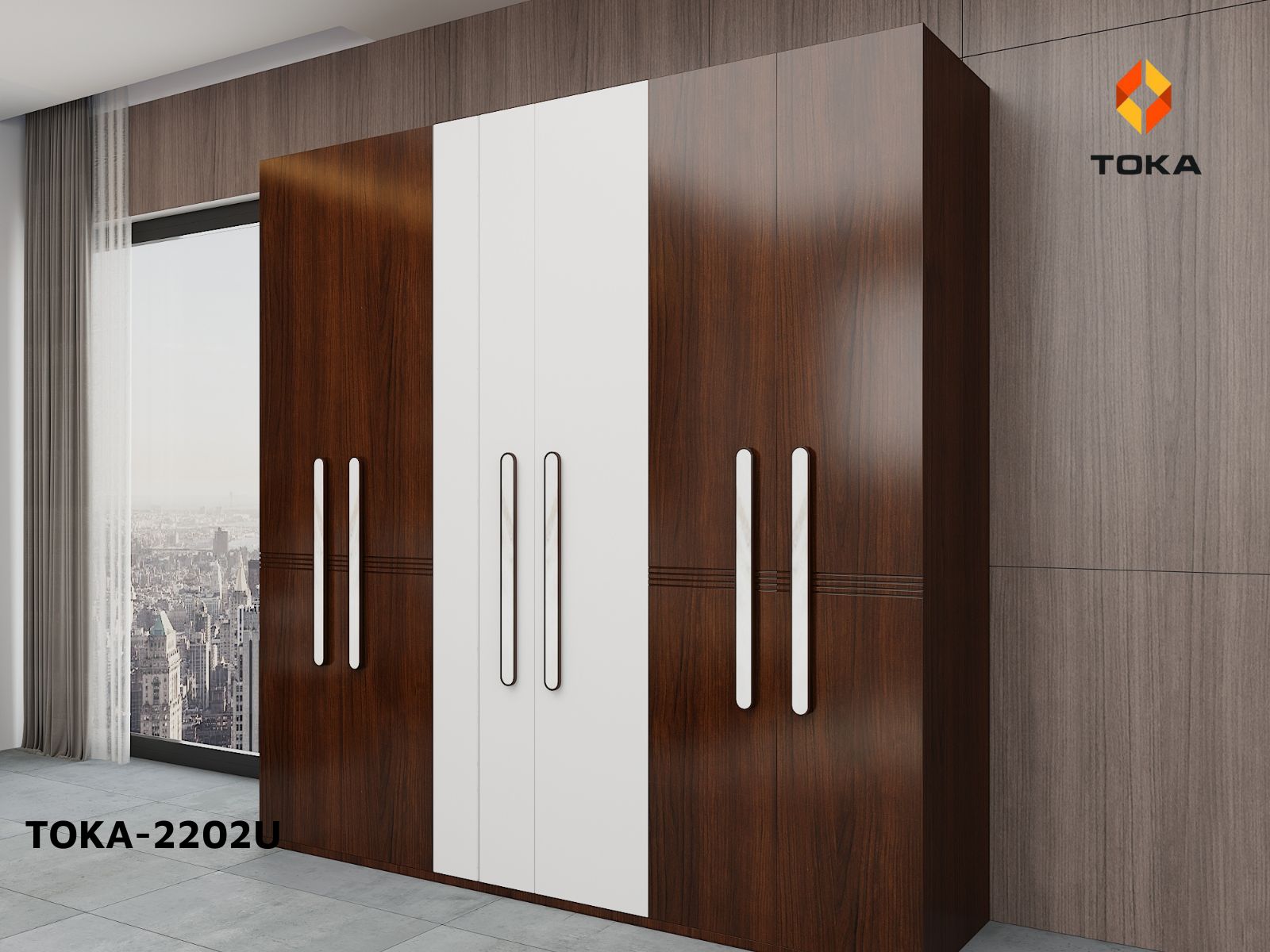 Bộ giường ngủ cao cấp TOKA-2202U