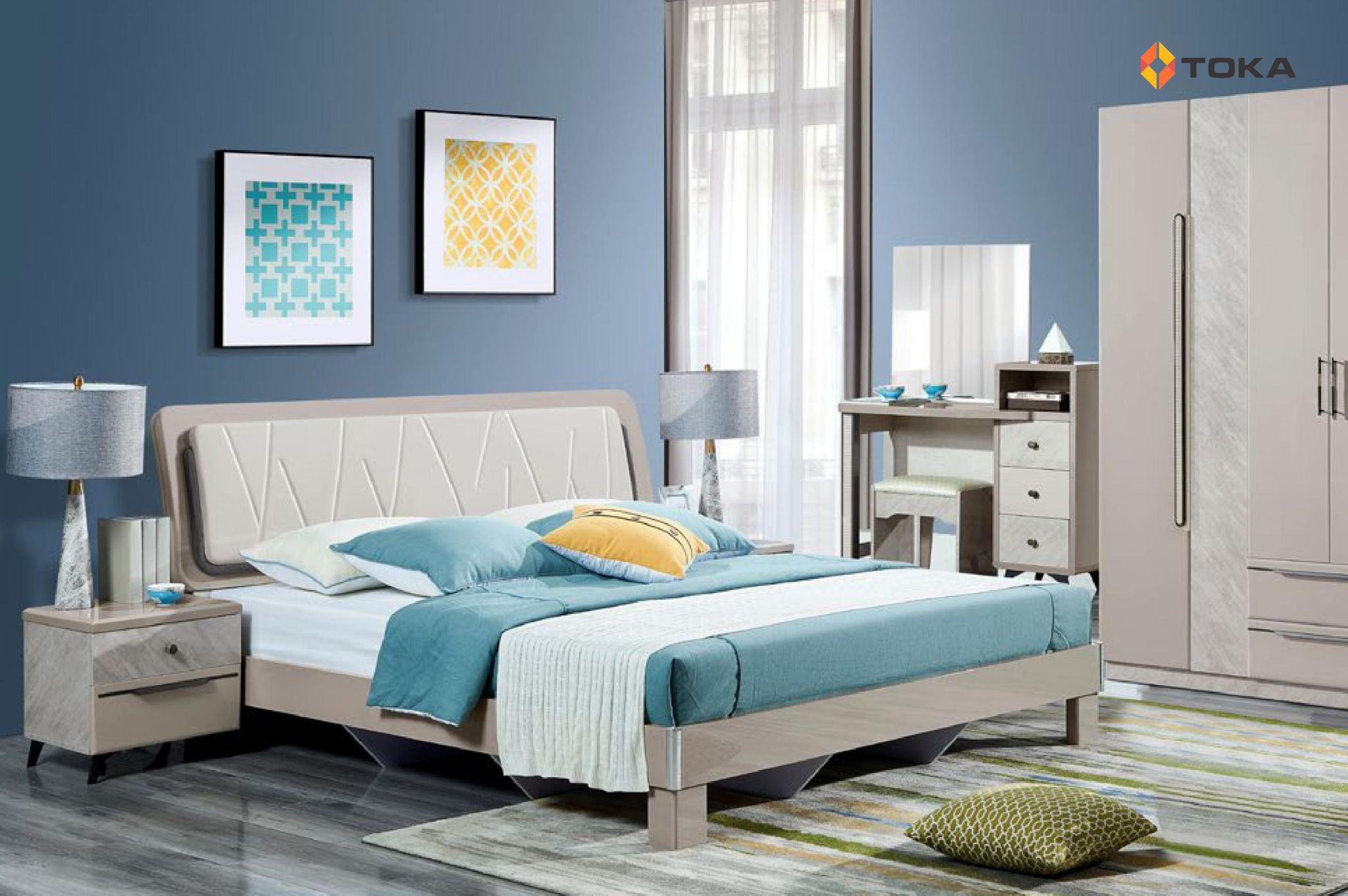 Giường ngủ nhập khẩu 9209C1.6