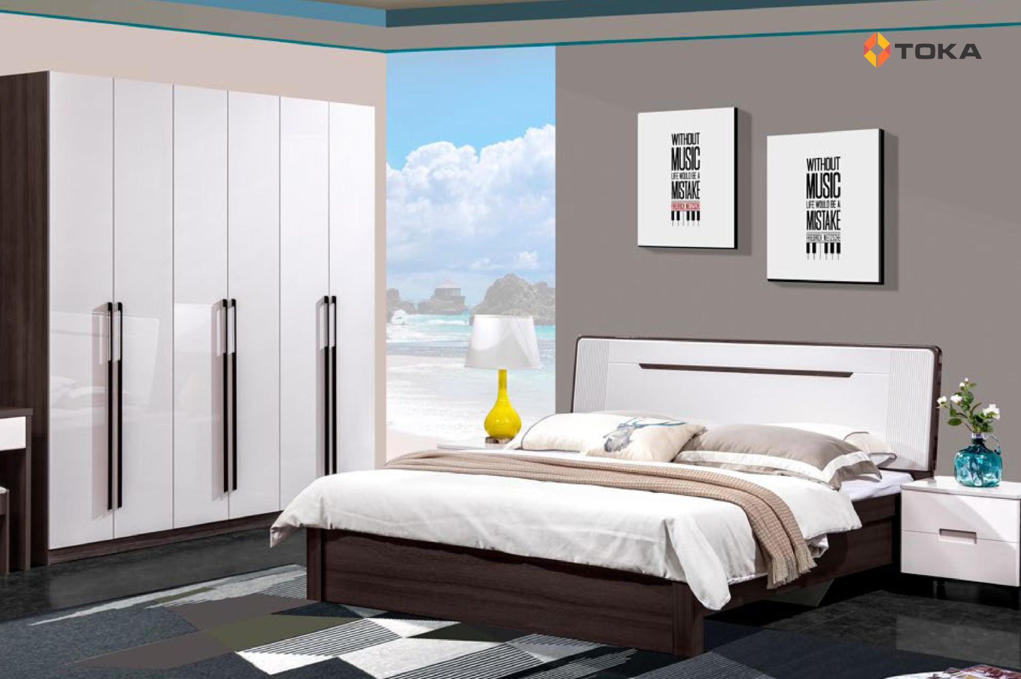 Giường ngủ nhập khẩu 29A-1C