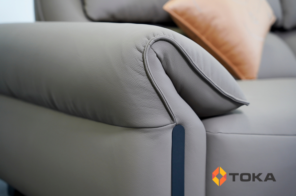 Sofa da sinh thái + đôn SE 9035