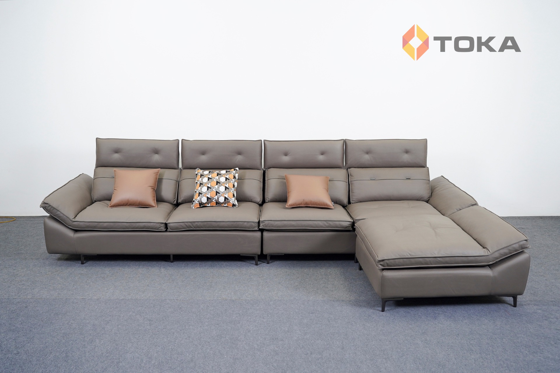 Sofa da nỉ chống xước nhập khẩu cao cấp SF 9033-2