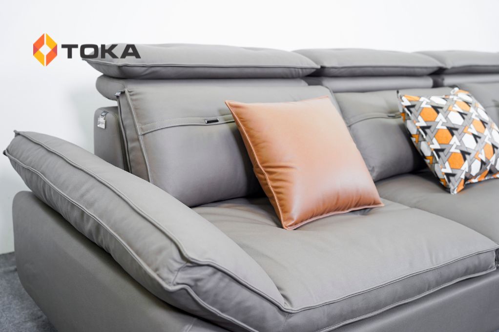 Sofa da nỉ chống xước nhập khẩu cao cấp SF 9033-2