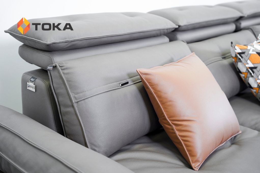 Sofa da nỉ chống xước nhập khẩu cao cấp SF 9033-2