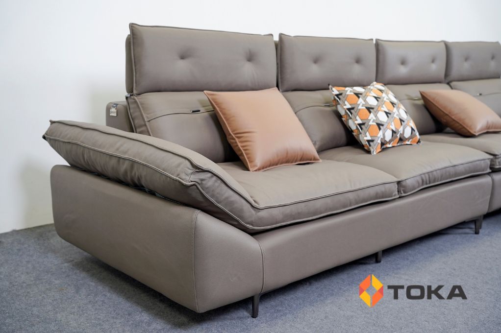 Sofa da nỉ chống xước nhập khẩu cao cấp SF 9033-2
