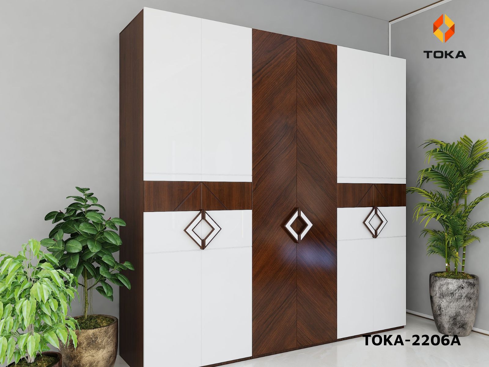 Bộ giường ngủ cao cấp TOKA-2206A