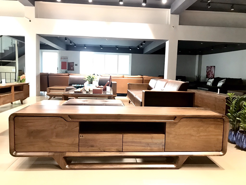 Kệ Tivi cao cấp gỗ óc chó KTV-124