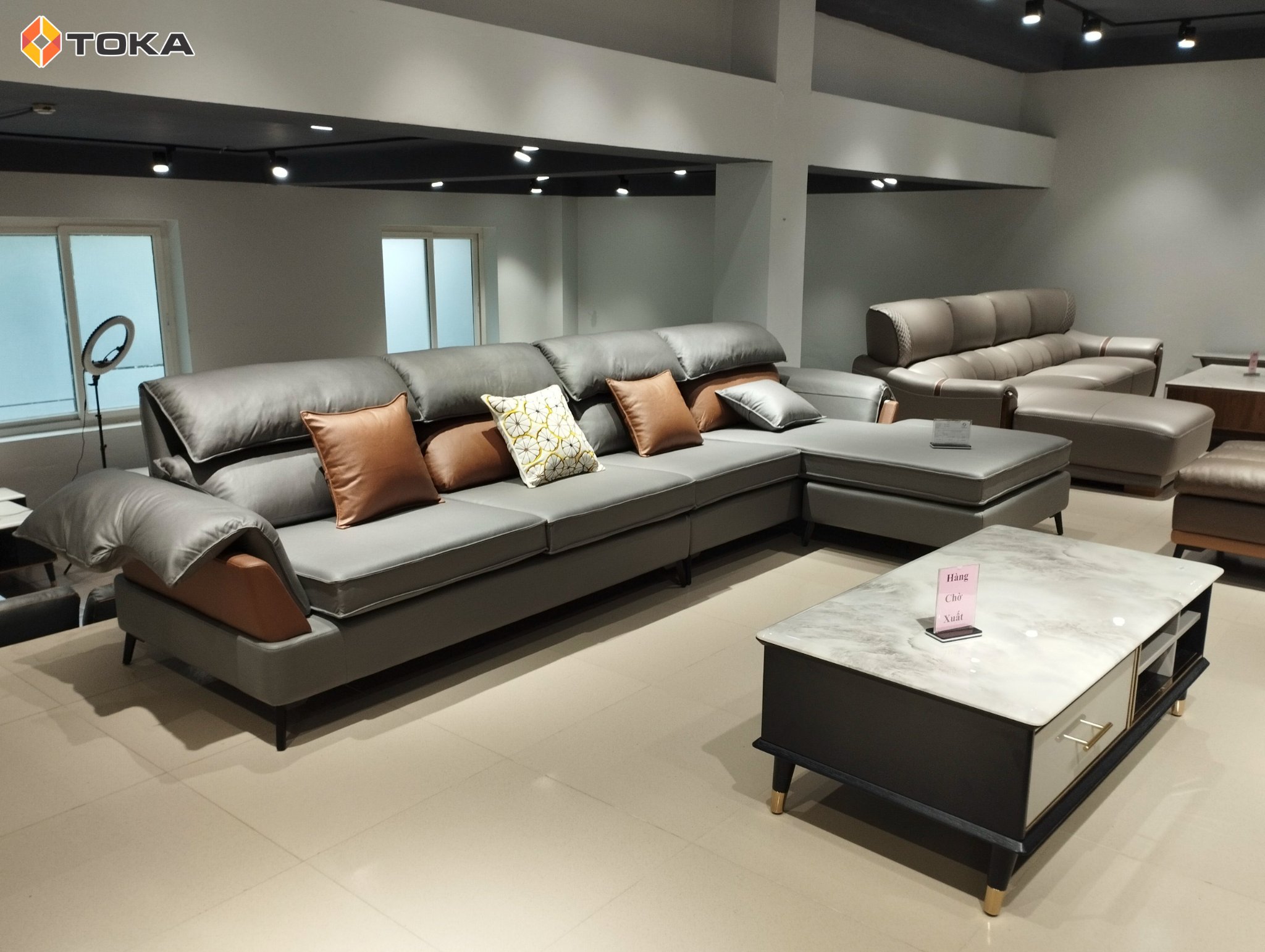Sofa da nỉ cao cấp 2268