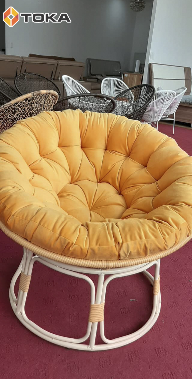Ghế papasan mây nhựa 1,1m