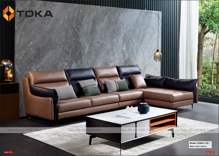 Sofa da công nghệ 2139A