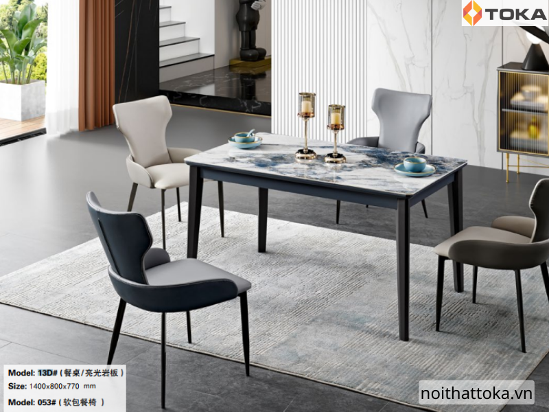 Bộ bàn ăn nhập khẩu 13D