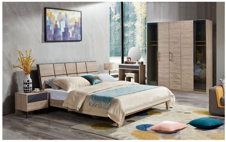 Tủ quần áo nhập khẩu cao cấp 8503YG KT: 2000*2200*585