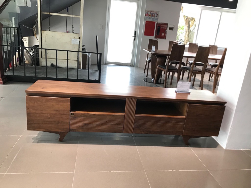 Kệ tivi KTV-123 gỗ óc chó