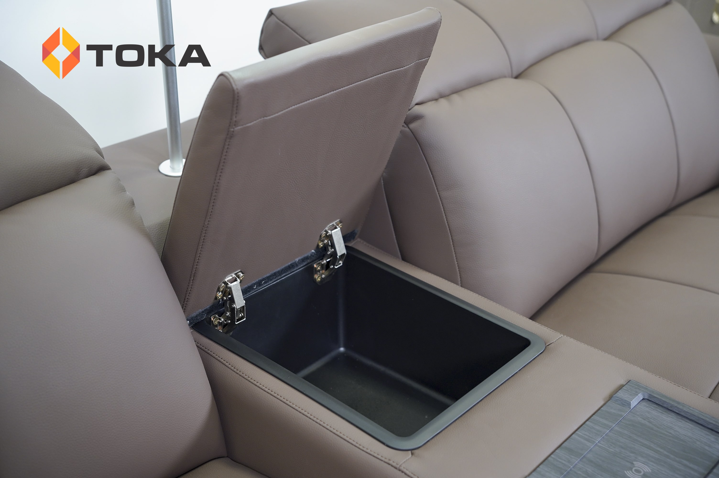 Sofa chỉnh điện da sinh thái 9032