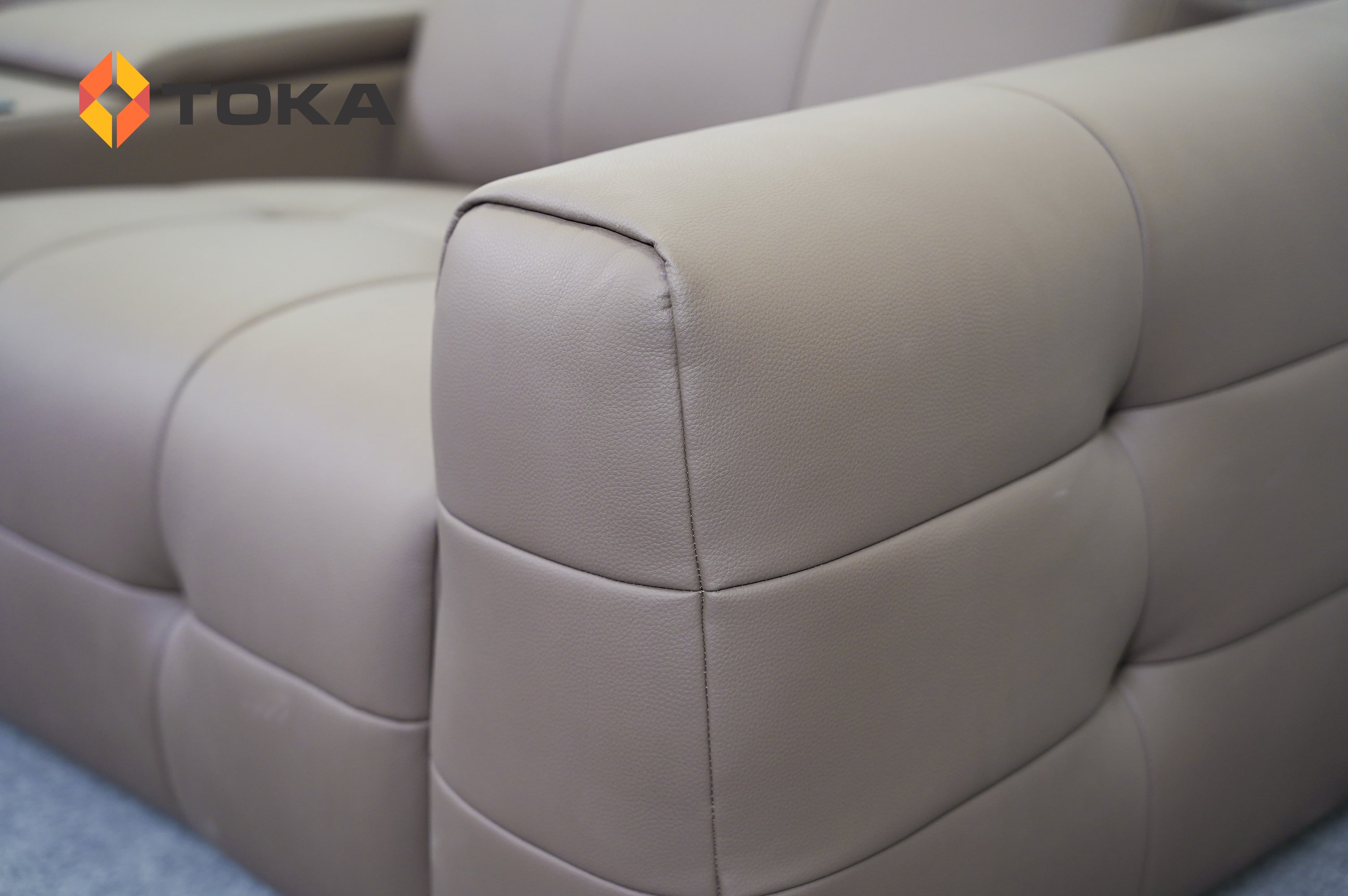 Sofa chỉnh điện da sinh thái 9032