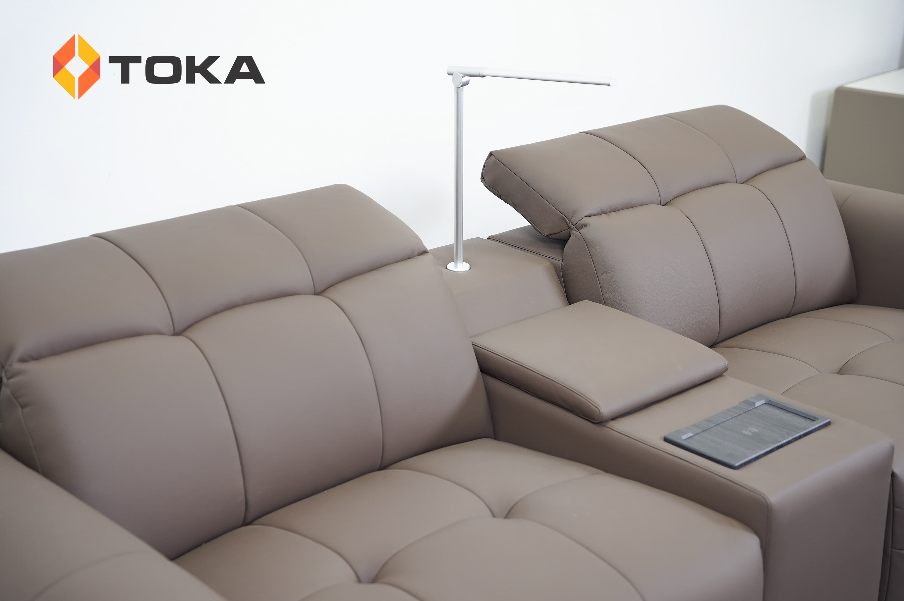 Sofa chỉnh điện da sinh thái 9032