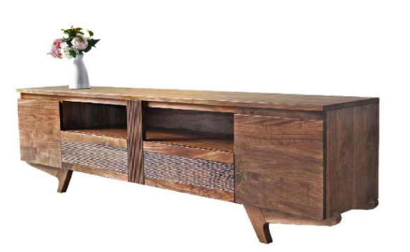 Kệ tivi cao cấp gỗ óc chó KTV-123