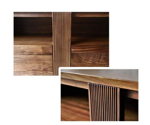 Kệ tivi cao cấp gỗ óc chó KTV-123