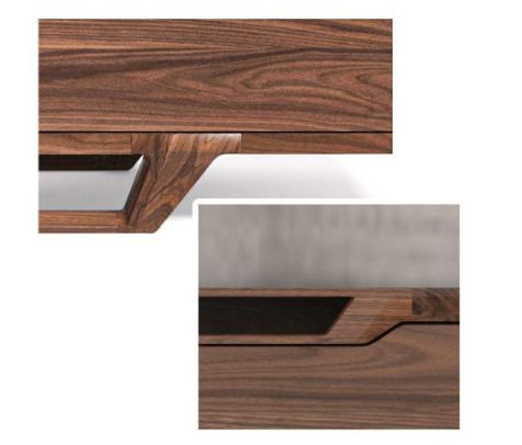 Kệ Tivi cao cấp gỗ óc chó KTV-124