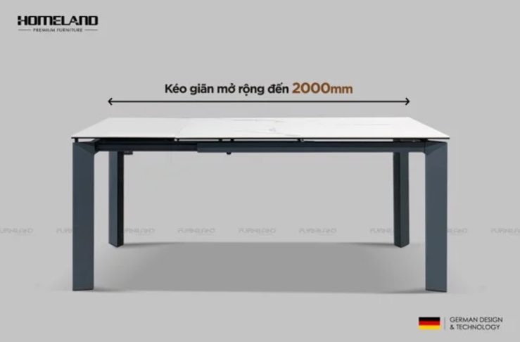 Bộ bàn ăn Lucca 2M