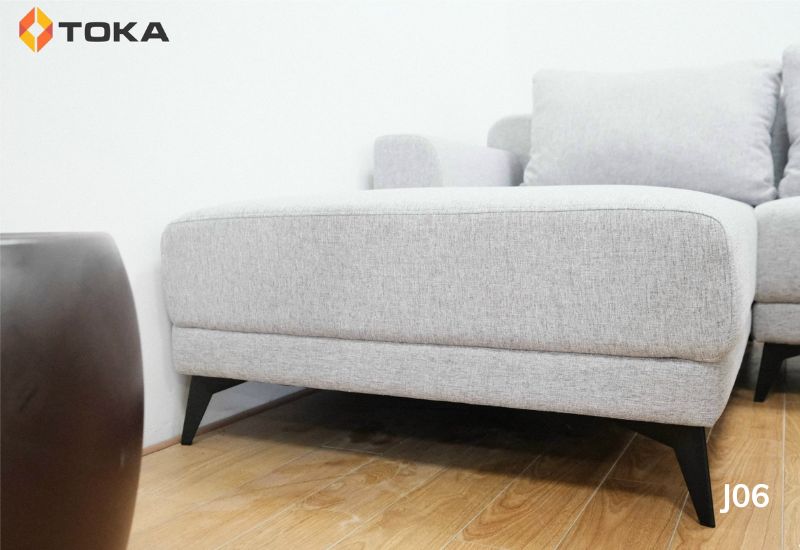 Sofa da nỉ J06 màu be