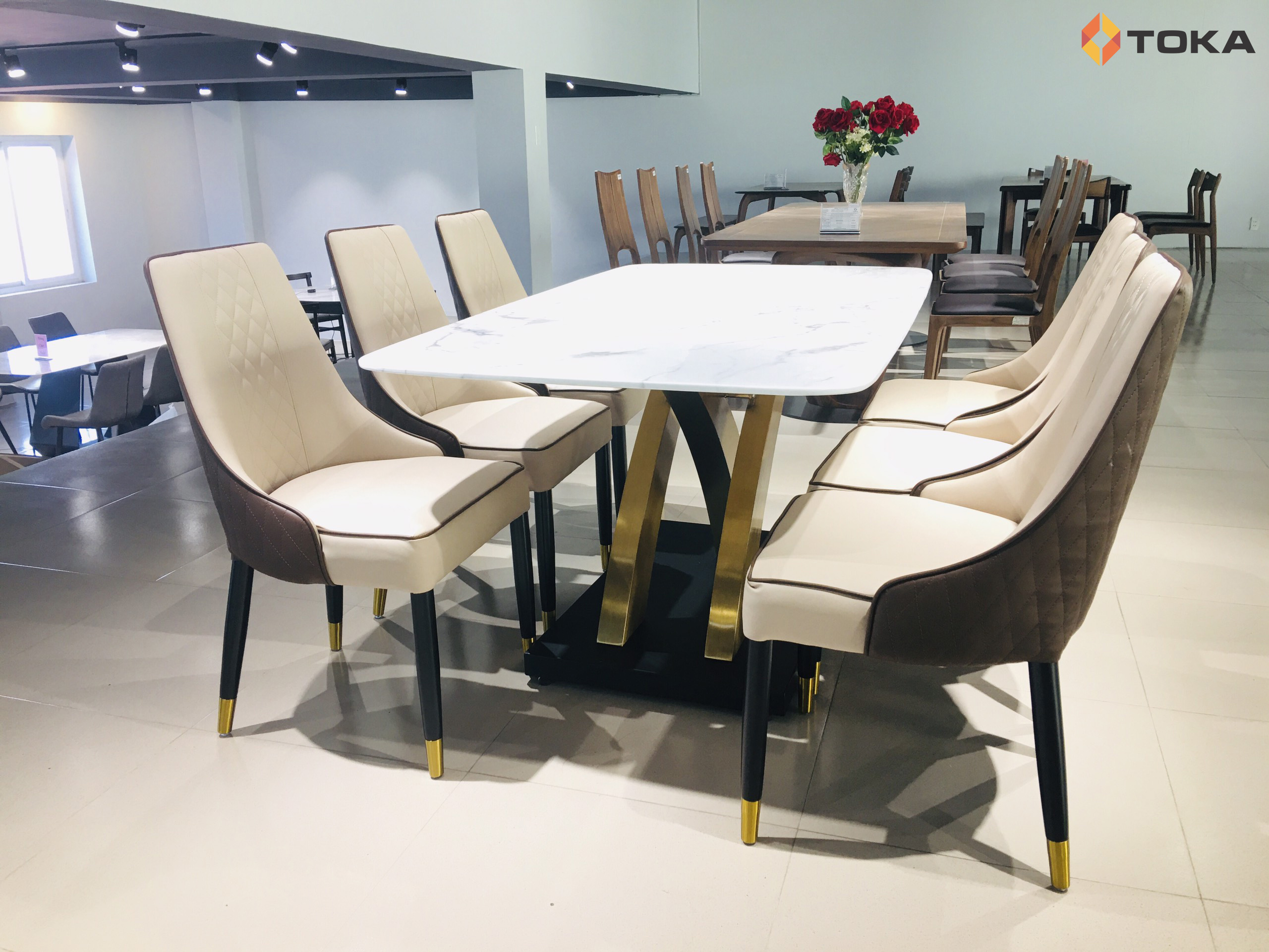 Bộ bàn ăn nhập khẩu 6626