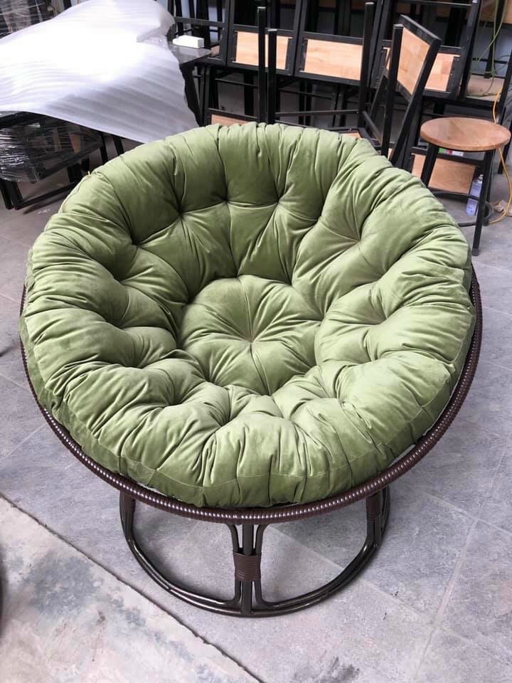 Ghế papasan mây nhựa 1m