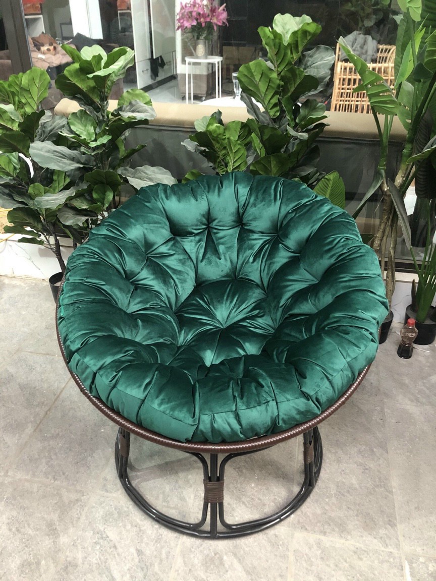 Ghế papasan mây nhựa 1m
