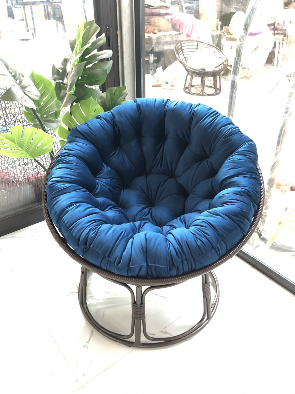 Ghế papasan mây nhựa 1.2m
