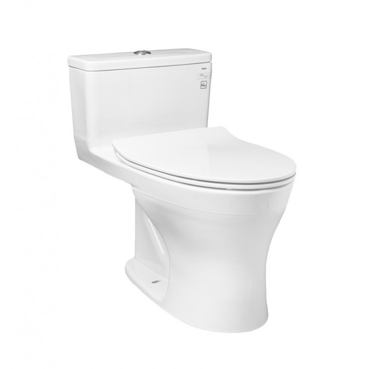 Bồn cầu 1 khối ToTo MS855DT8 thiết kế đơn giản nhưng đầy đủ các tính năng cơ bản, giá thành rẻ