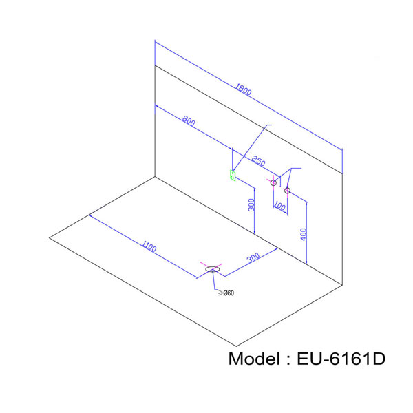 Bồn tắm massage Euroking EU-6161D