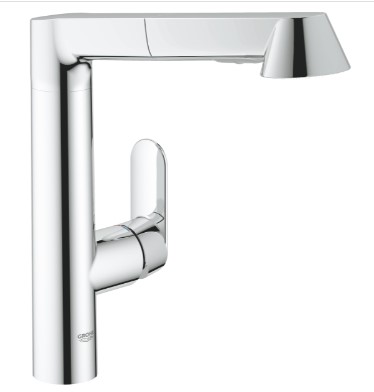 Vòi Bếp Grohe K7 32176000 Rút Dây Nóng Lạnh