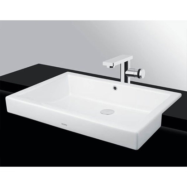 Chậu Lavabo Bán Âm Bàn TOTO LW646JW/F#W