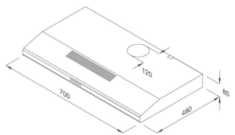 Máy hút mùi H107W
