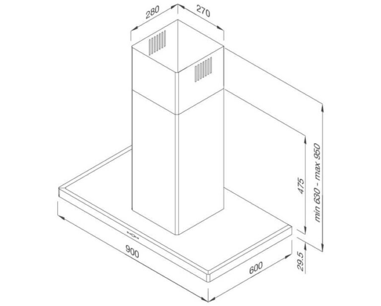 Máy hút mùi SLIM K-4250