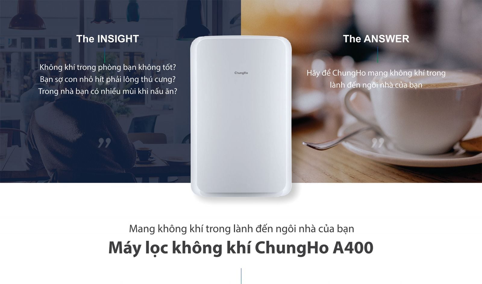 Máy lọc không khí Chungho Iguassu A400 GAP-10H4030