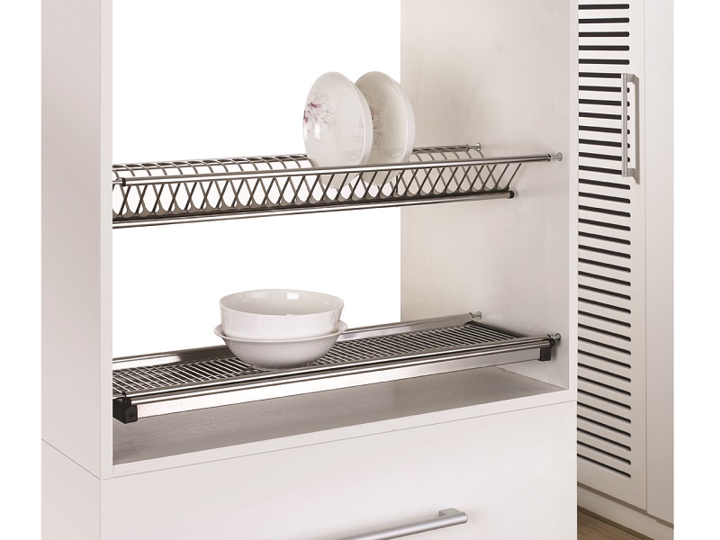 Giá bát cố định 2 tầng inox304 (H-BD1680)