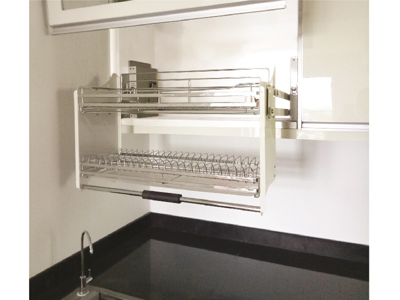 Giá bát di động inox bóng (H-BD118D)