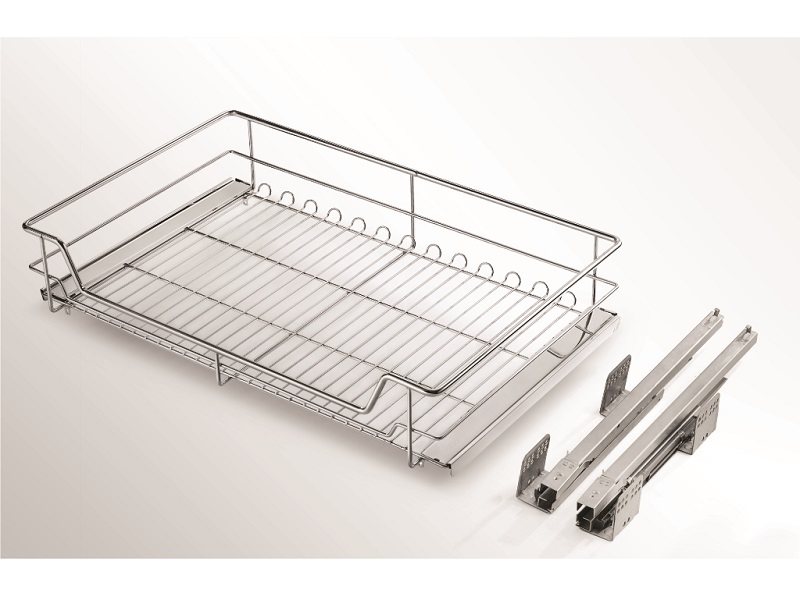Kệ xoong nồi inox bóng nan tròn (H-XN11G8)
