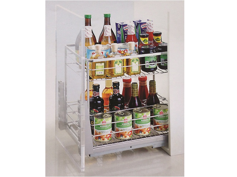 Giá gia vị inox304 mờ nan dẹt (H-GV1340)